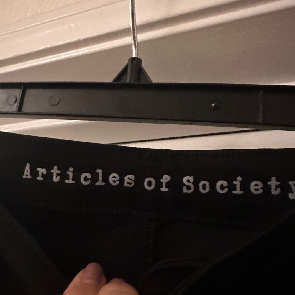 NWT Articles of Society black active ankle skinny pants size 29 - Picture 4 of 5